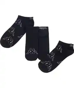 Kappa Sneakersocken, schwarz