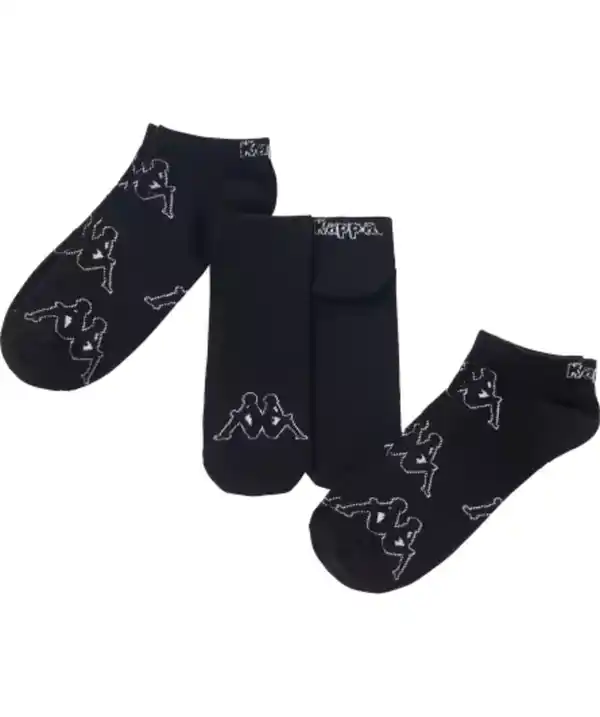 Bild 1 von Kappa Sneakersocken, schwarz