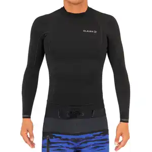 OLAIAN Neoprenshirt Surfen Herren 1,5 mm langarm - 900 schwarz