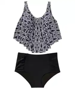 Tankini, offwhite bedruckt