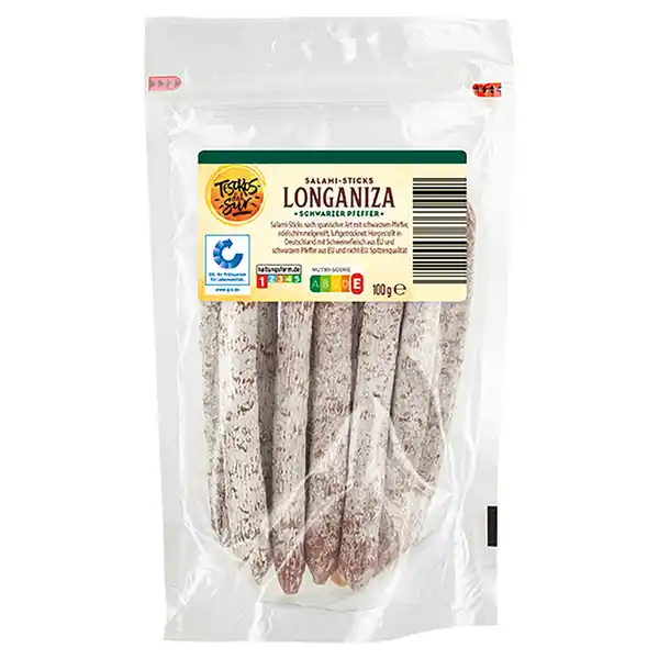 Bild 1 von TESOROS DEL SUR Spanische Salami Sticks 100 g, Longaniza