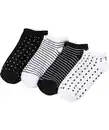 Bild 1 von Gemusterte Sneakersocken, schwarz