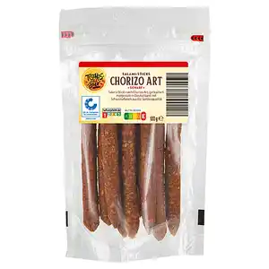 TESOROS DEL SUR Spanische Salami Sticks 100 g, Chorizo