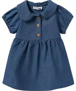 Jeanskleid aus Baumwolle, jeansblau hell