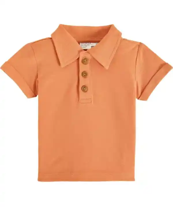Bild 1 von Poloshirt aus Baumwolle, terrakotta