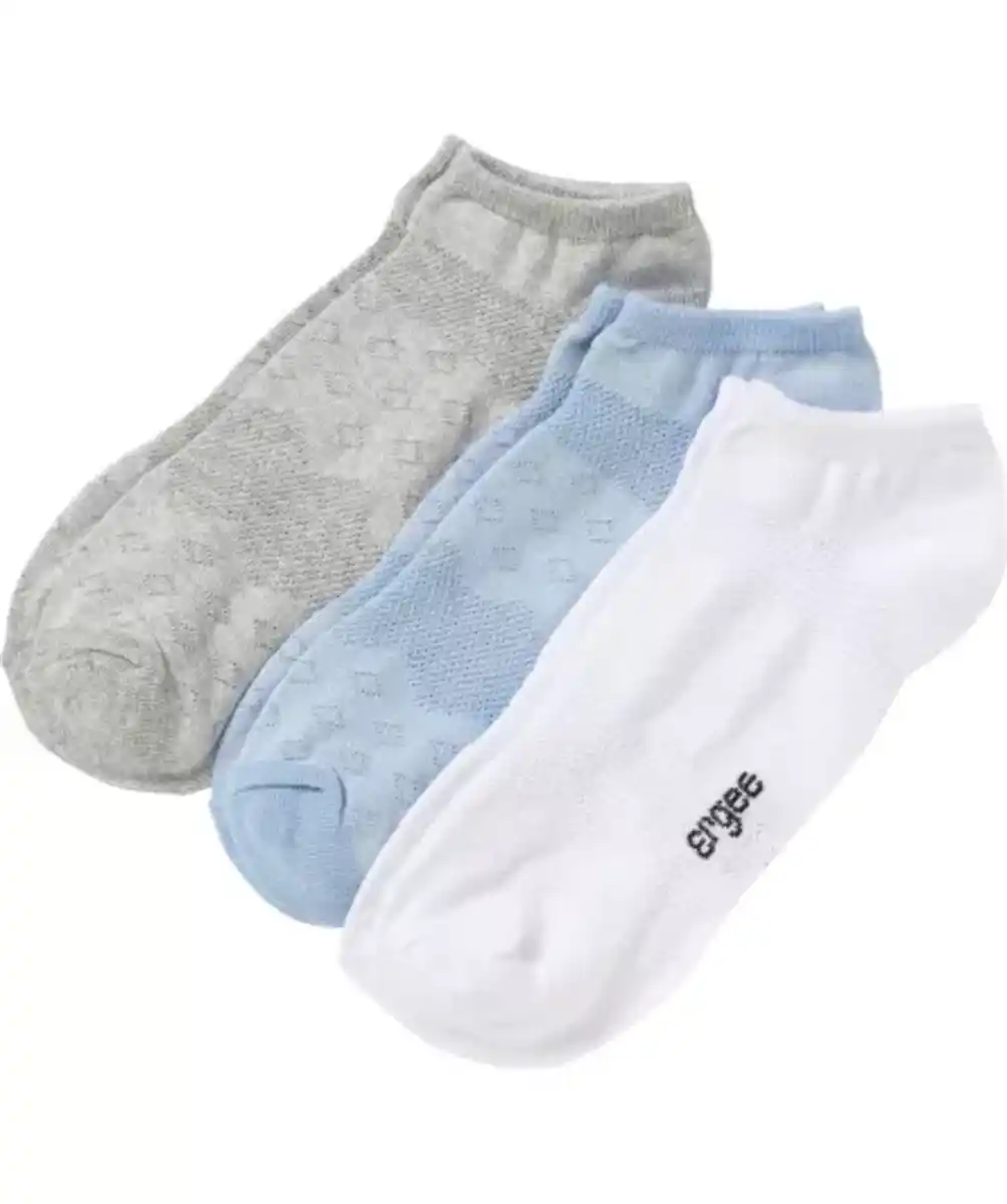 Bild 1 von Sneakersocken mit Lochmuster, weiß
