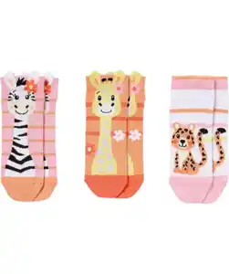 Sneakersocken Tiere, pink
