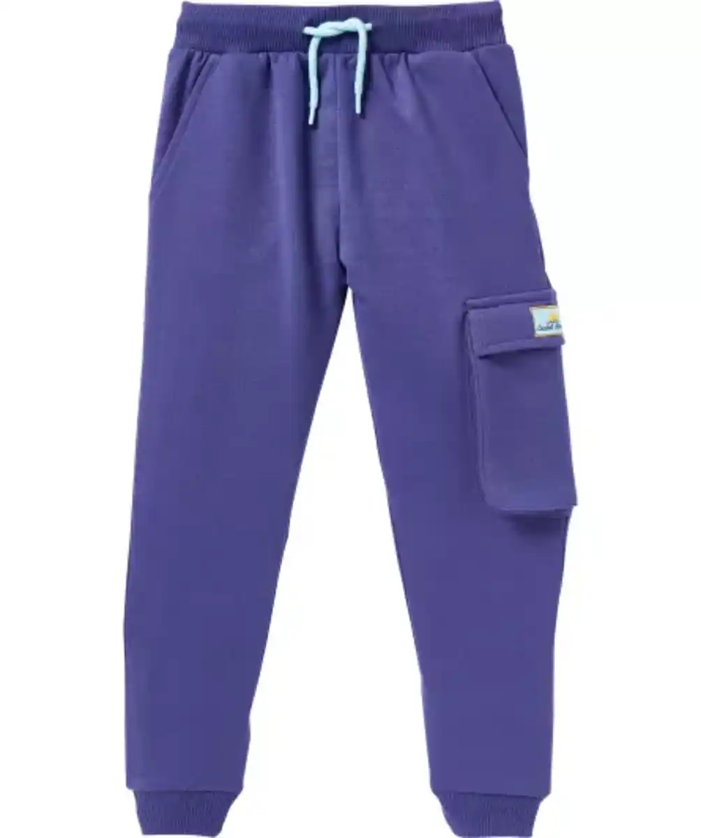 Bild 1 von Jogginghose mit Cargotasche, dunkelblau