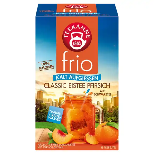 Bild 1 von TEEKANNE Frio Tee 45 g, Eistee-Pfirsich