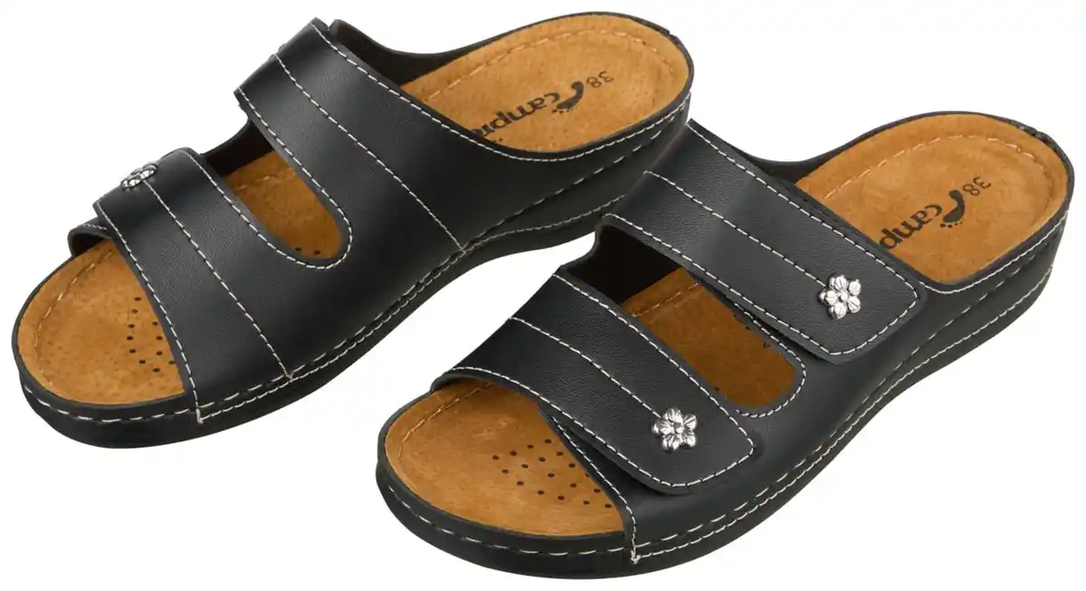 Bild 2 von CAMPRELLA Damen-Pantoletten, Paar