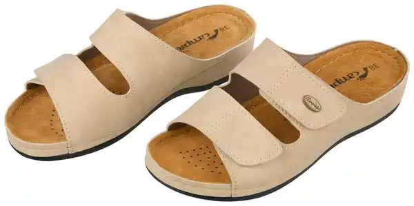 Bild 3 von CAMPRELLA Damen-Pantoletten, Paar