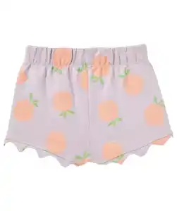 Shorts mit Orangen, flieder