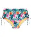 Bild 1 von High-waist Bikini-Slip, blau bedruckt