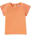 Bild 1 von T-Shirt mit Lochstickerei, apricot