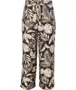 Bild 1 von Stoffhose mit weitem Bein, natur bedruckt