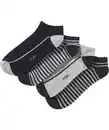 Bild 1 von Gemusterte Sneakersocken, schwarz
