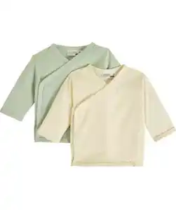 Minibaby Wickelshirts, offwhite