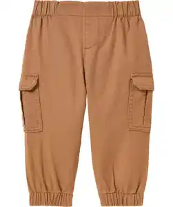 Baumwoll-Cargohose, hellbraun