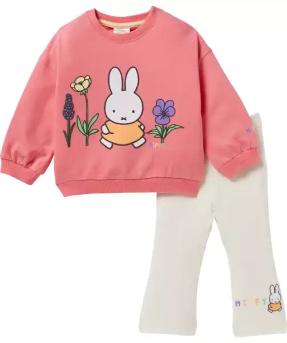 Bild 1 von Miffy Sweatshirt + Leggings, pink