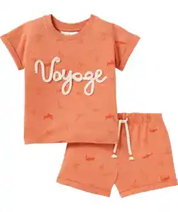 T-Shirt + Shorts, terrakotta
