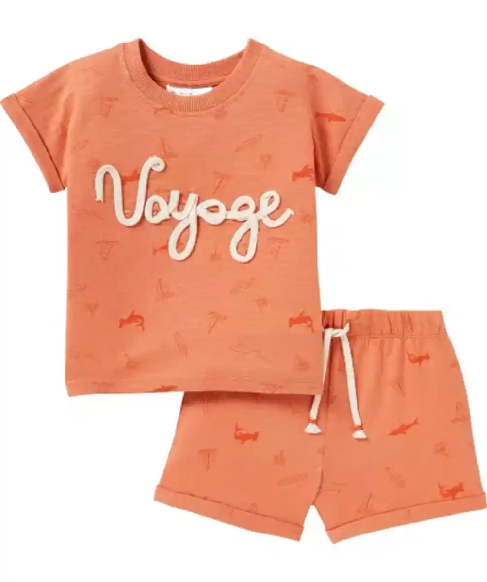 Bild 1 von T-Shirt + Shorts, terrakotta