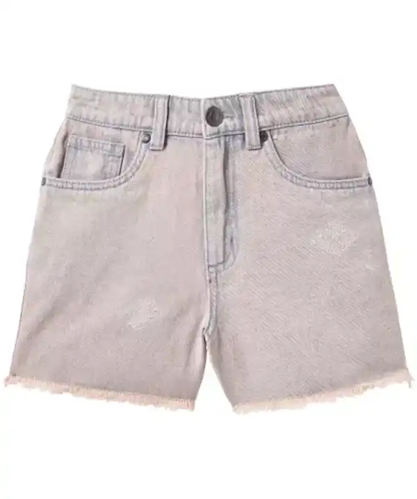 Bild 1 von Jeans-Shorts mit Destroyed-Effekten, jeansblau hell ausgewaschen