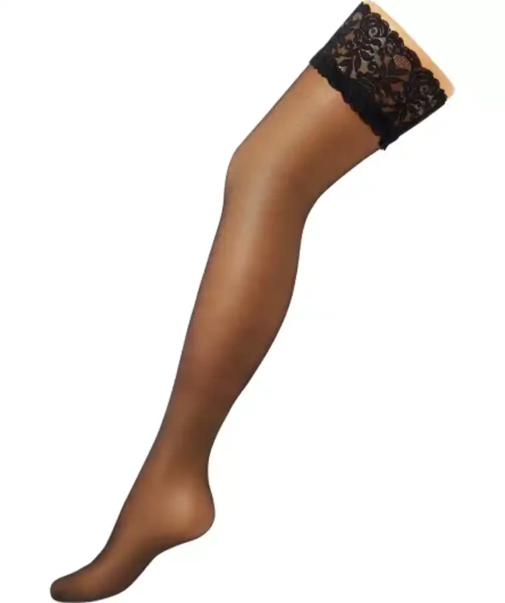 Bild 1 von Halterlose Strümpfe, schwarz