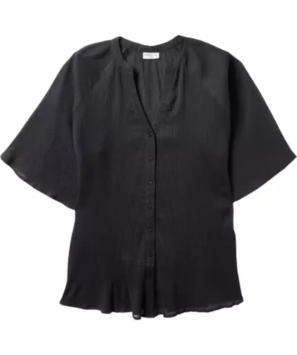 Bild 1 von Strandtunika aus Baumwolle, schwarz