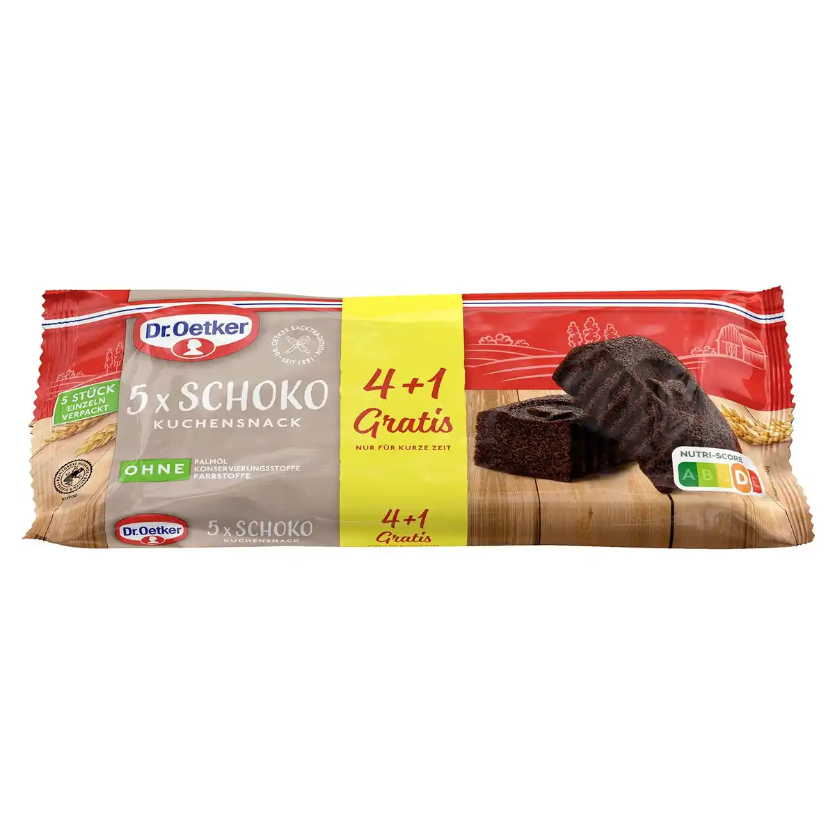 Bild 1 von DR. OETKER, Dr. Oetker Kuchensnacks 4+1, Schokolade
