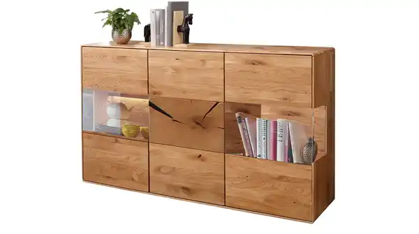 Bild 1 von Sideboard Wildeiche massiv geölt - montiert - 150 cm - TORVEN