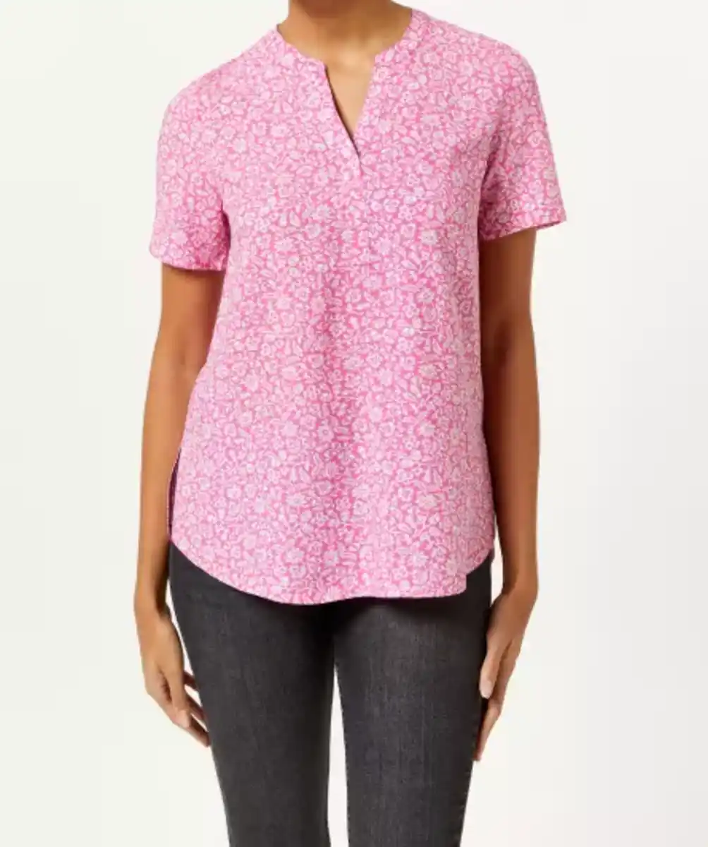 Bild 1 von Geblümte Bluse in Pink, pink bedruckt