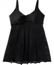 Bild 1 von Badekleid mit Spitzenstoff, schwarz
