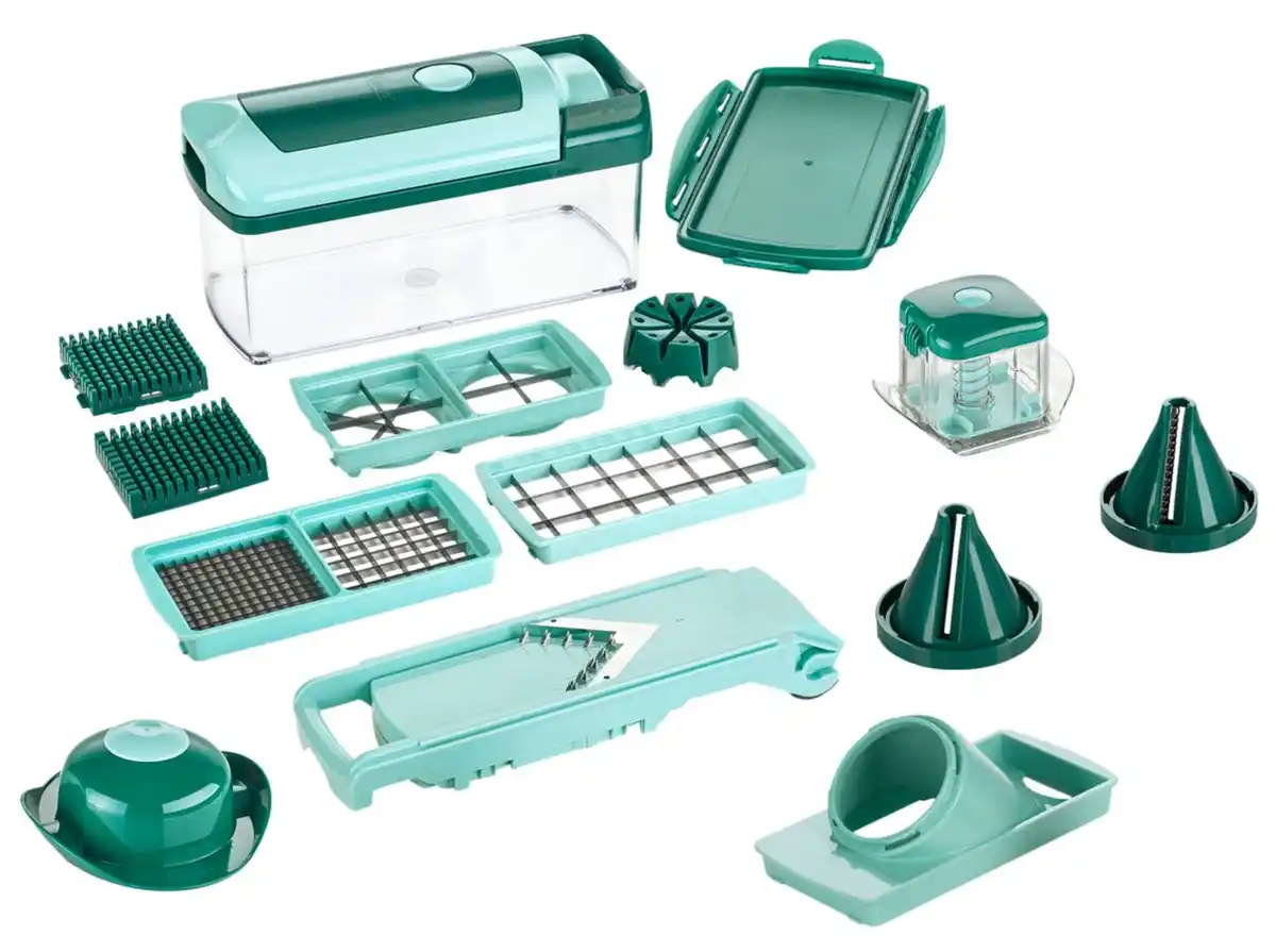 Bild 1 von GENIUS Obst- und Gemüseschneider »Nicer Dicer Fusion«, 16-teilig