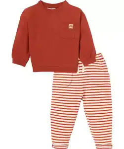 Sweatshirt + Hose Croissant, rostbraun