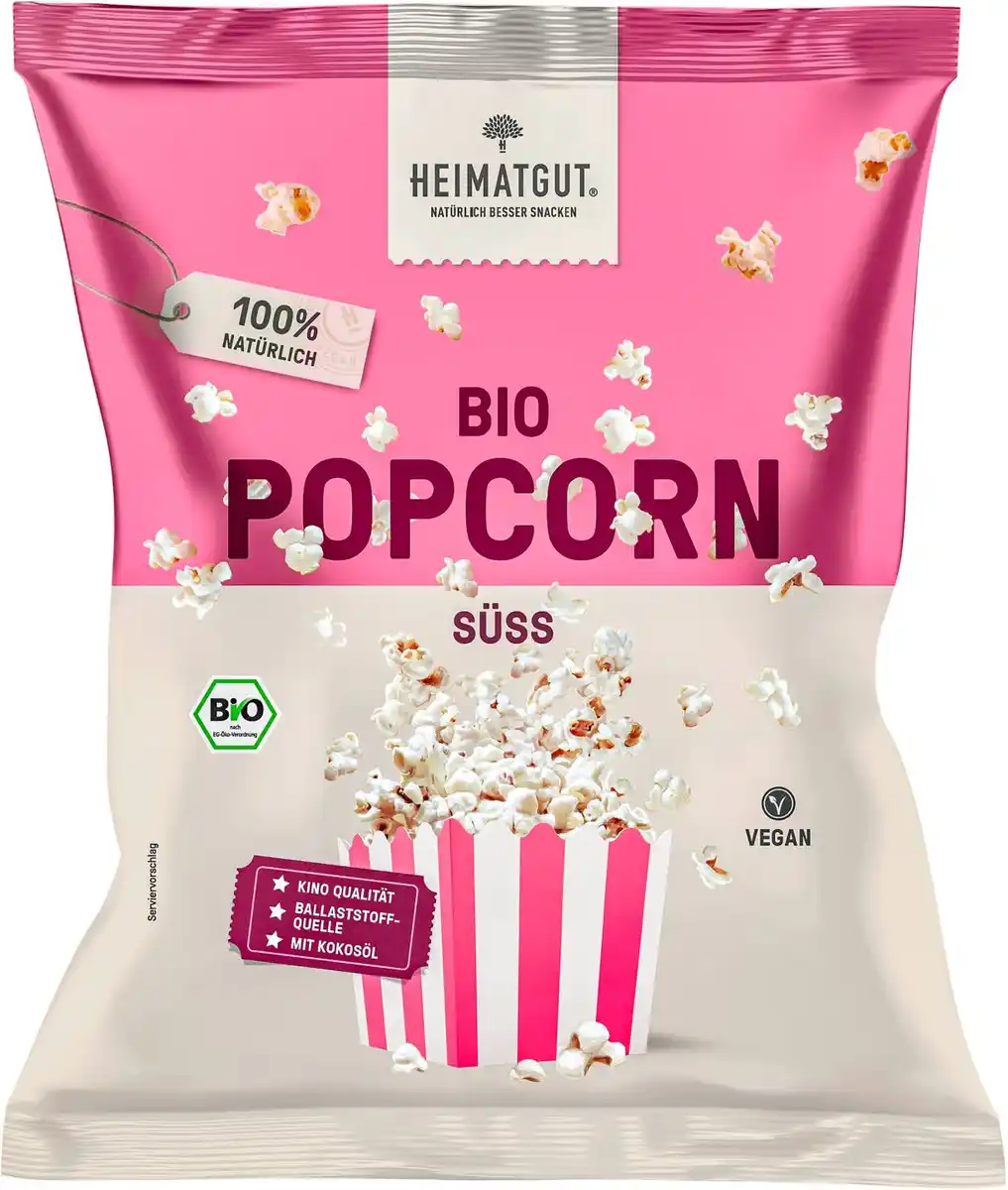Bild 1 von HEIMATGUT Bio-Popcorn, 90-g-Beutel