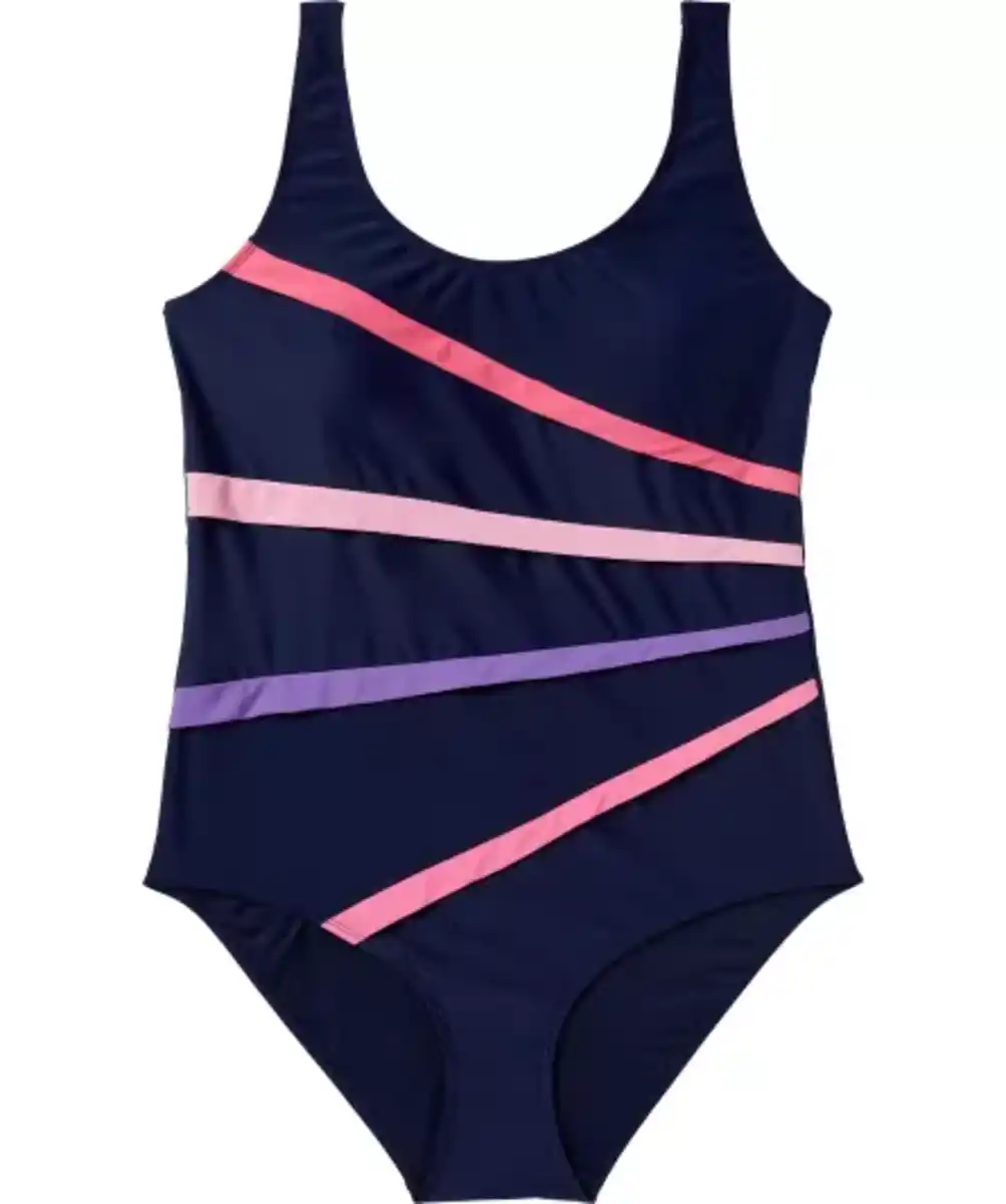 Bild 1 von Badeanzug mit Streifen, blau