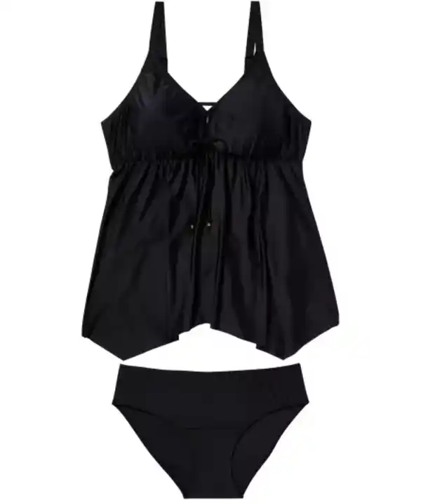 Bild 1 von Tankini in Schwarz, schwarz