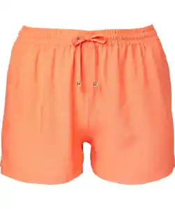 Strand-Shorts aus Viskose, koralle
