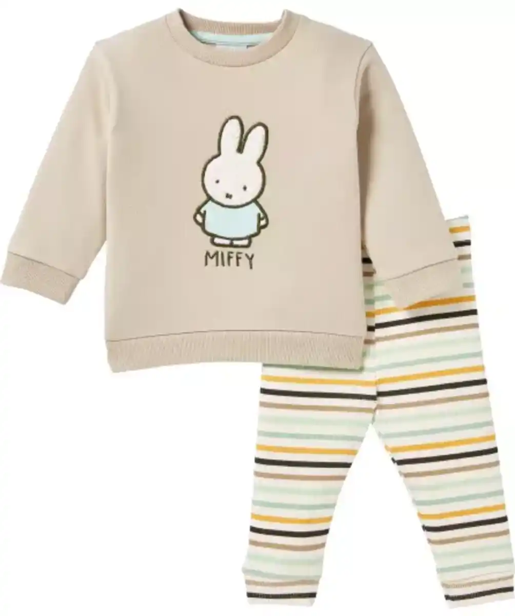 Bild 1 von Miffy Sweatshirt + Leggings, Beige
