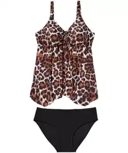 Tankini Leo, Leopardendruck