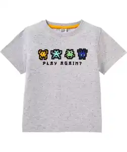 T-Shirt Gaming, grau melange