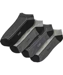 Mehrfachpack Sneakersocken, grau