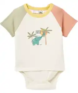Newborn Body mit T-Shirt, offwhite