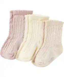 Socken mit Strukturmuster, rosa