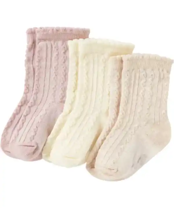 Bild 1 von Socken mit Strukturmuster, rosa