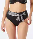 Bild 1 von High-Waist Bikini-Slip, schwarz
