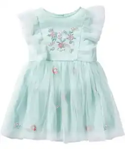 Mintgrünes Tüllkleid, mintgrün