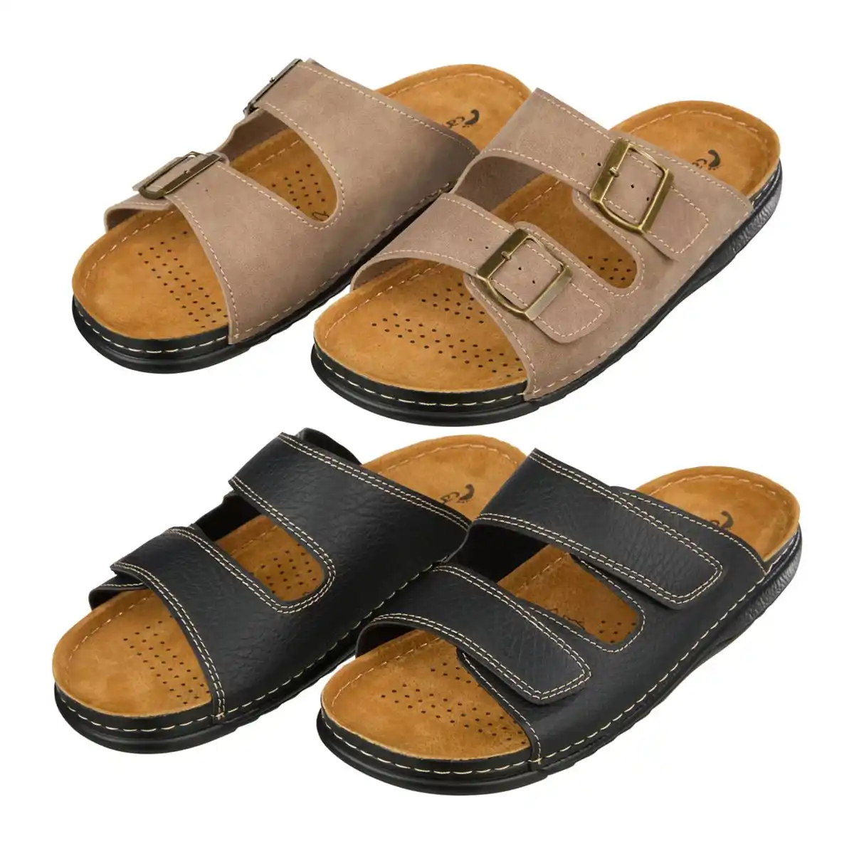 Bild 1 von CAMPRELLA Herren-Pantoletten, Paar