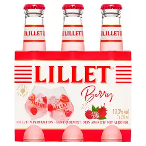 LILLET Mixgetränk 3 x 200 ml, Berry