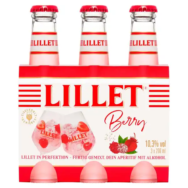 Bild 1 von LILLET Mixgetränk 3 x 200 ml, Berry